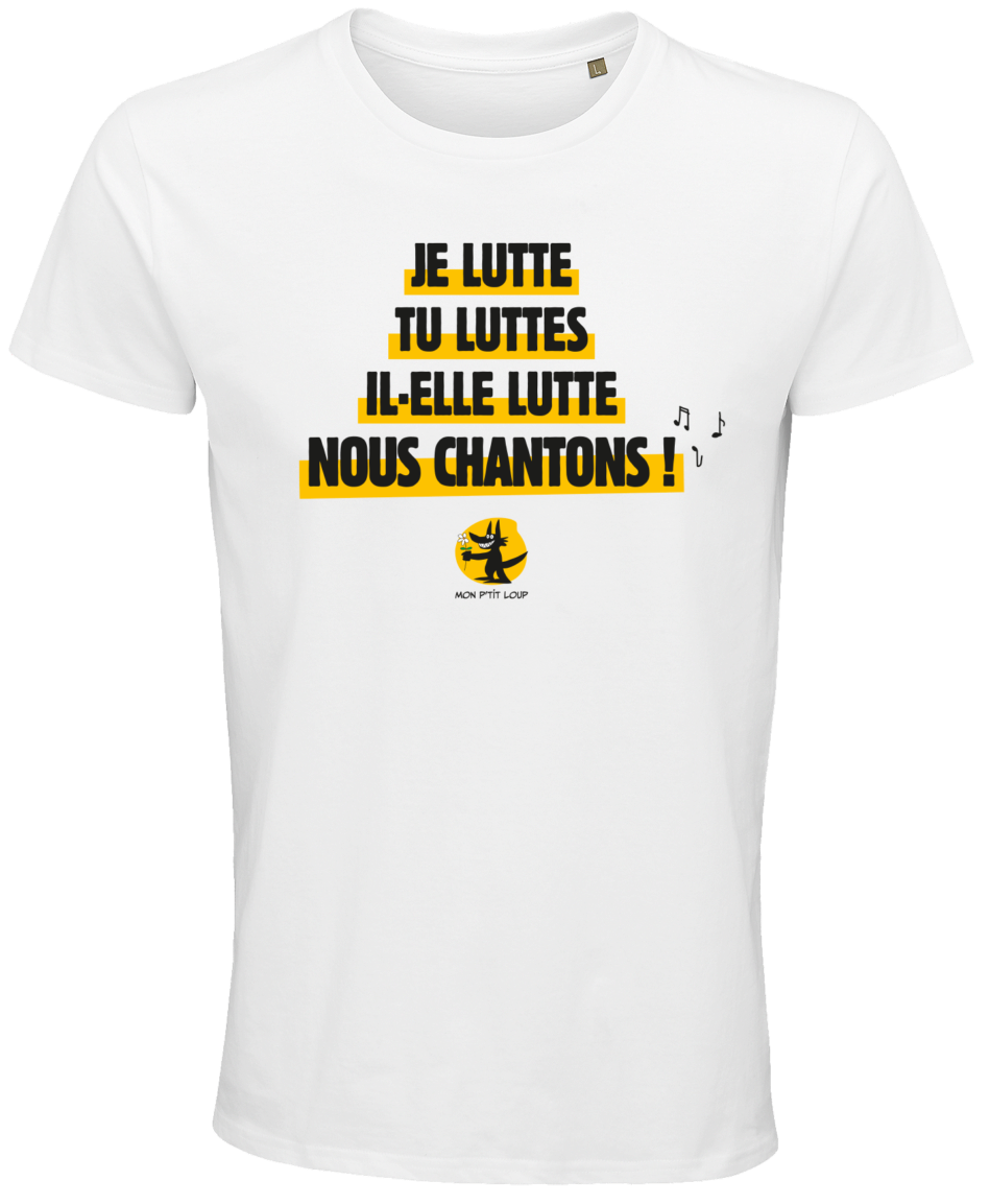 T-shirt homme Mon P'tit Loup - Blanc