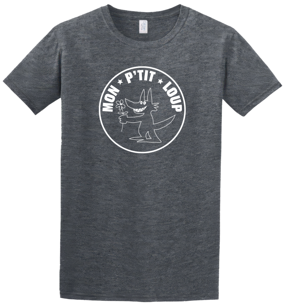 T-shirt femme Mon P'tit Loup - Gris
