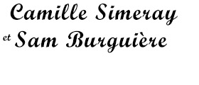 logo Camille Simeray et Sam Burguière